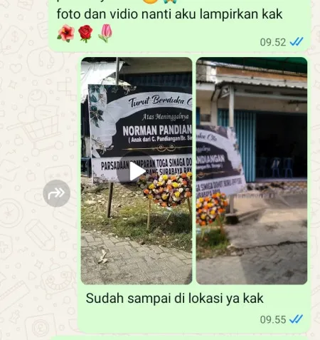 Pengiriman Karangan Bunga Kebonsari Jambangan