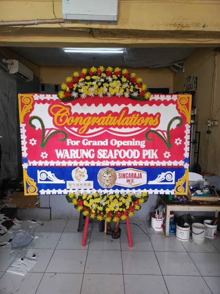 Papan Bunga Ucapan Selamat Kebonsari Jambangan
